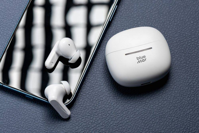 Słuchawki bezprzewodowe douszne Blue Star BK44 TWS białe