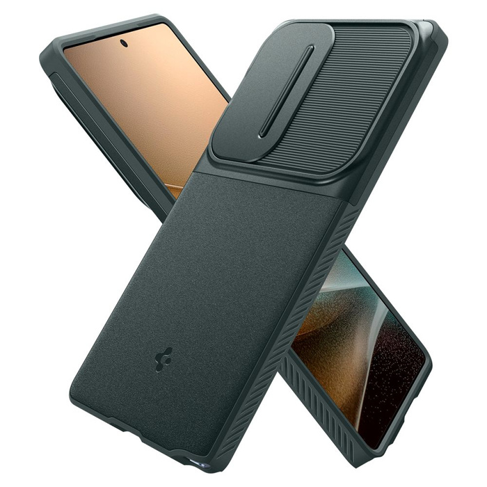 ETUI SPIGEN OPTIK ARMOR SAMSUNG GALAXY S25 ULTRA ABYSS GREEN