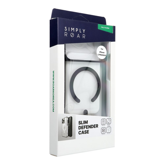 ROAR futerał SLIM DEFENDER kompatybilny z MagSafe do IPHONE 17 Pro Max czarny