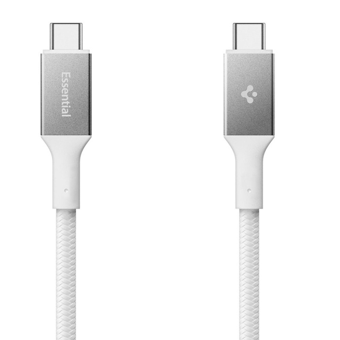 KABEL USB-C SPIGEN EB10010CC ESSENTIAL 100W 100CM BIAŁY