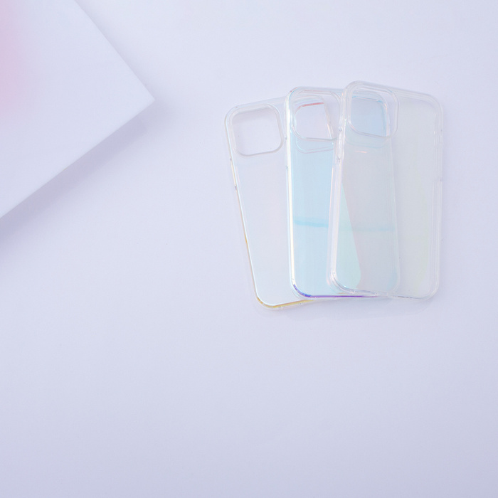 Etui Aurora Case do iPhone 13 żelowy opalizujący pokrowiec niebieski