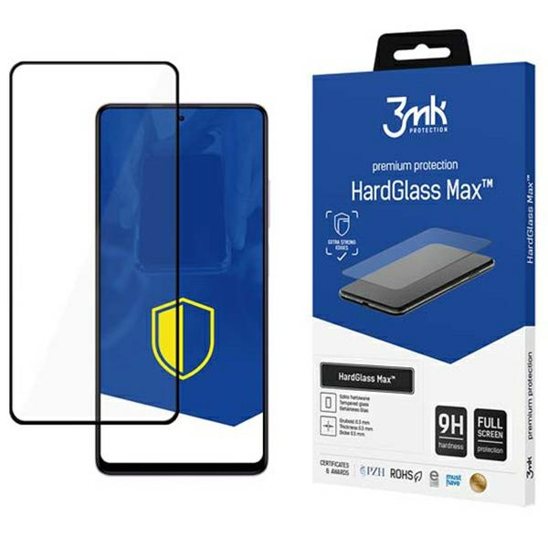 3MK HardGlass Max Xiaomi Redmi Note 12 pro/ 12 pro+/black Fullscreen Glass