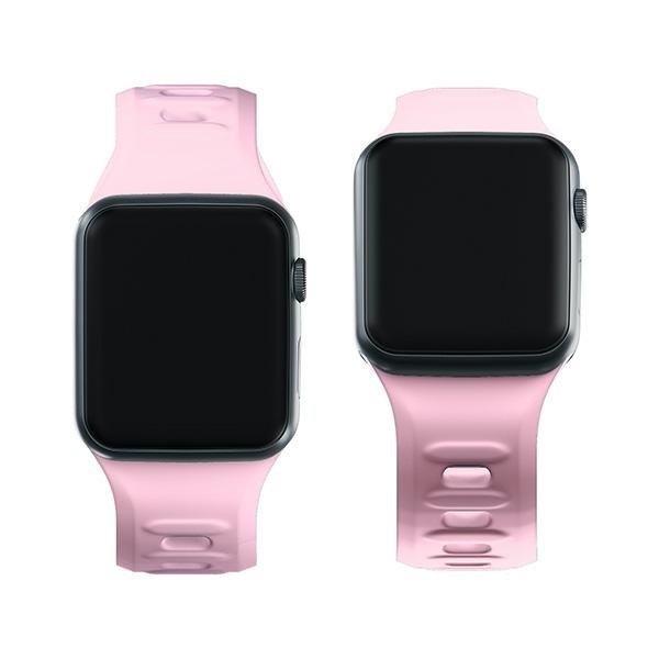 3MK Silicone Watch Strap Powder Pink dla Apple Watch 42/44/45/49 mm