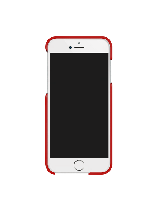 Etui iPhone 6 SEVENMILLI Real Metal Hexa White/Red