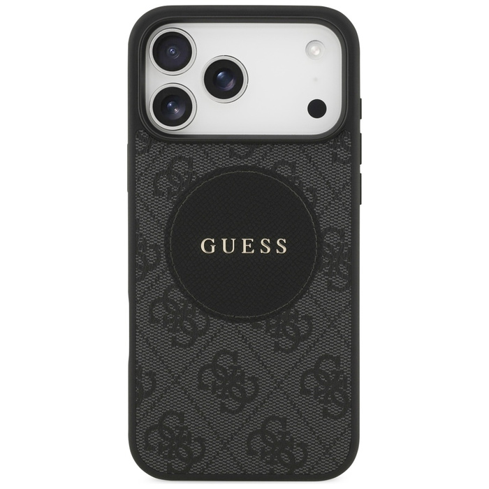 Etui Guess 4G Circle Classic Logo        MagSafe do iPhone 17 Pro Max czarny