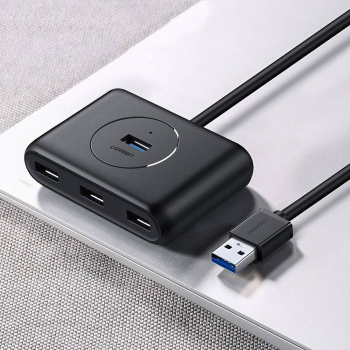 Ugreen rozdzielacz HUB 4x USB 3.2 Gen 1 (kabel 1 m) czarny (CR113 20291)