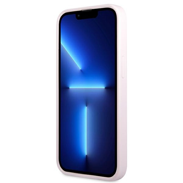 Etui GUESS Apple iPhone 13 13 Pro Saffiano Hot Stamp & Metal Logo Fioletowy Case