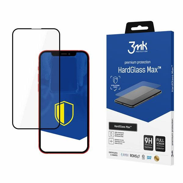 3MK Apple iPhone 13 Mini FullScreen Czarny HardGlass Max