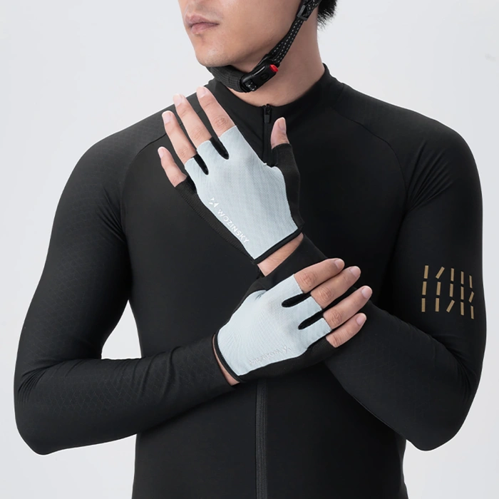 Rękawiczki rowerowe Wozinsky WRR-02M rozmiar M - szare