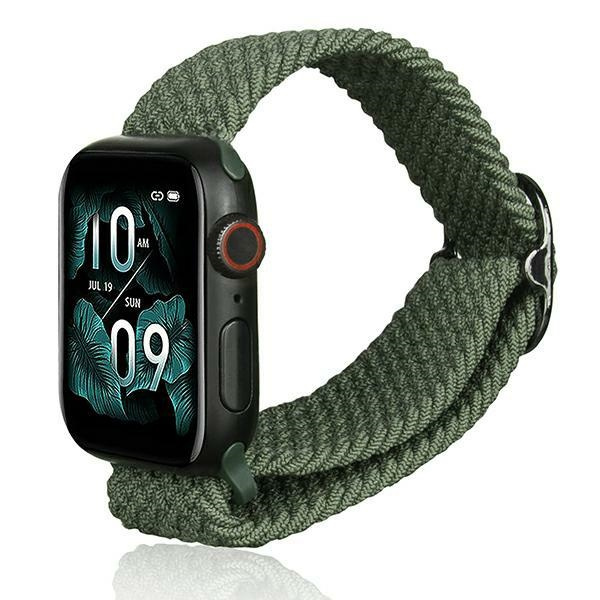 Beline pasek Apple Watch Textile38/40/41mm zielony /green
