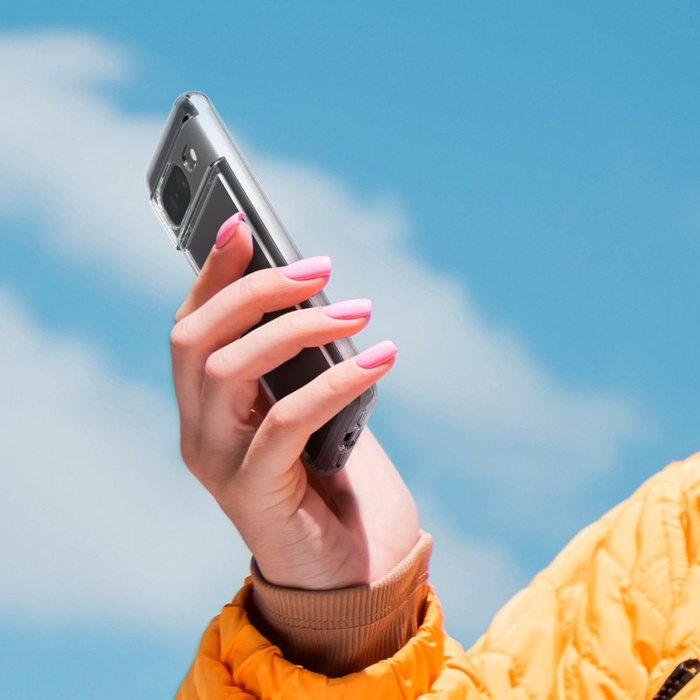 Etui Spigen Ultra Hybrid Google Pixel 8 Crystal Clear Case