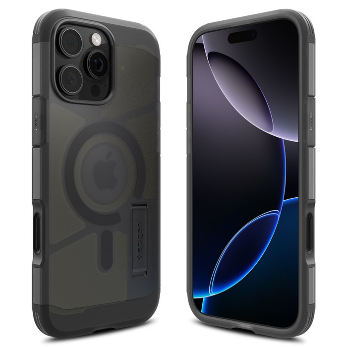 ETUI SPIGEN IPHONE 16 PRO MAX TOUGH ARMOR ”T” MAG MAGSAFE FROST BLACK