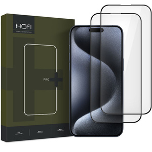 SZKŁO HARTOWANE HOFI GLASS PRO+ 2-PACK IPHONE 16 PRO BLACK