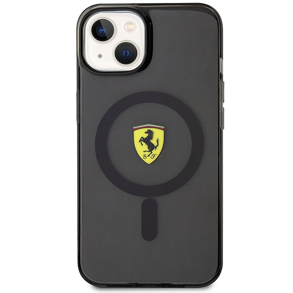 Etui Ferrari FEHMP14SURKK iPhone 14 6,1" czarny/black hardcase Translucent Magsafe Case