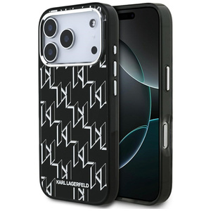 Etui Karl Lagerfeld IML KL Monogram MagSafe do iPhone 17 Pro czarny