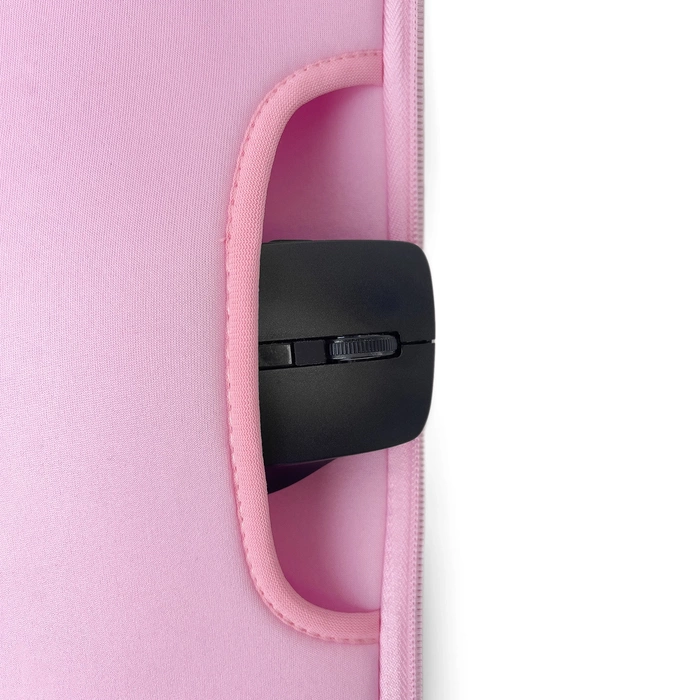 Uniwersalne etui torba na laptopa 15,6'' tablet organizer na komputer różowy