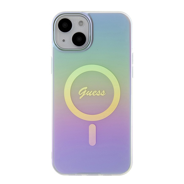 Etui Guess GUHMP15MHITSU iPhone 15 Plus 6.7" fioletowy/purple hardcase IML Iridescent MagSafe Case