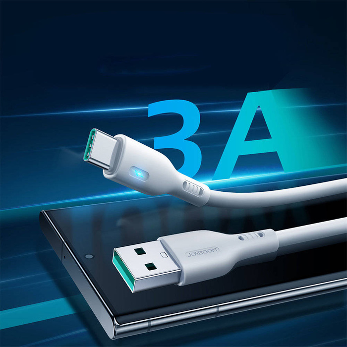 Kabel USB - USB C 3A 1,2m Joyroom S-UC027A13 - biały