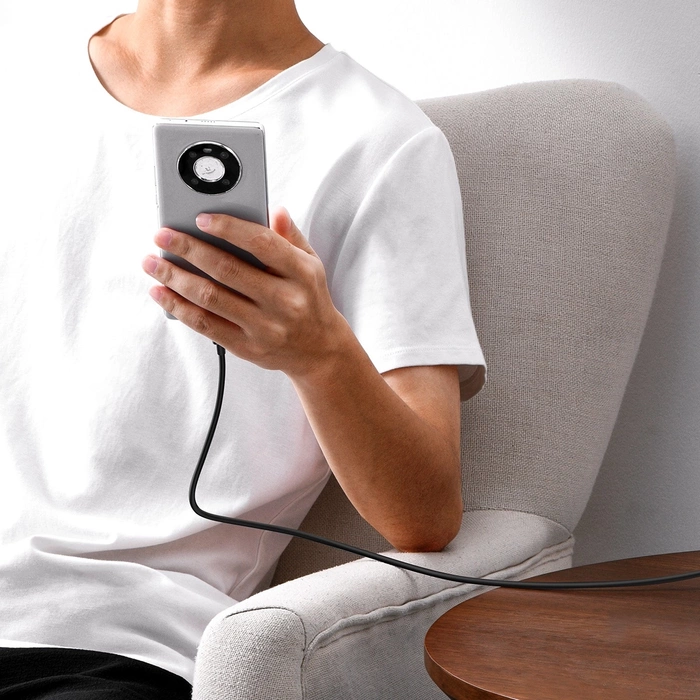 Kabel Baseus Superior Series USB-A / USB-C 100W do Huawei / Honor 1.5m - czarny