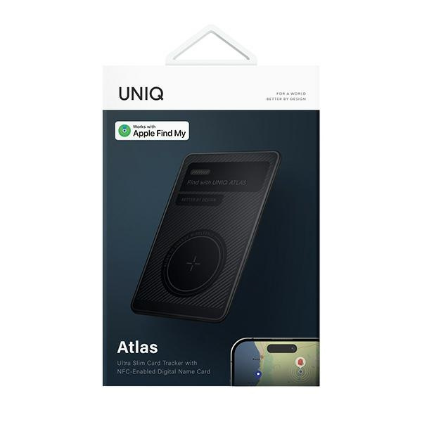 UNIQ Lokalizator NFC Atlas szary/graphite UNIQ-ATLASCARDTRK-GRAPHITE
