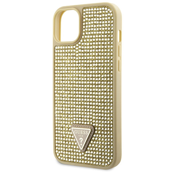 Etui Guess GUHCP14SHDGTPD iPhone 14 6.1" złoty/gold hardcase Rhinestone Triangle Case