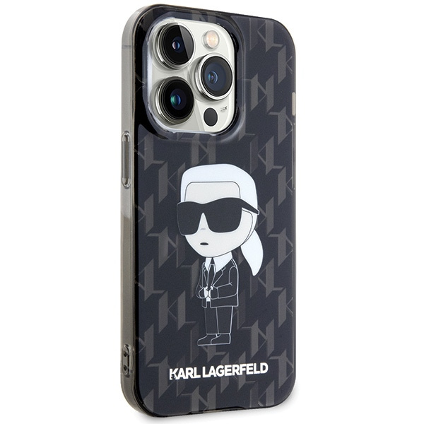 Etui Karl Lagerfeld KLHCP15XHNKMKLK iPhone 15 Pro Max 6.7" transparent hardcase Monogram Ikonik Case