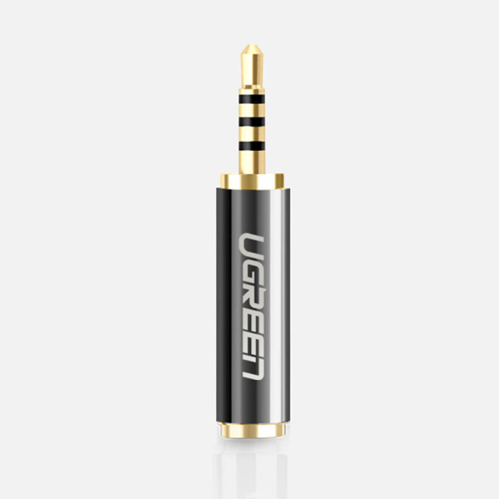 Ugreen adapter audio jack 2.5mm męski z jack 3.5mm żeński czarny (20501)