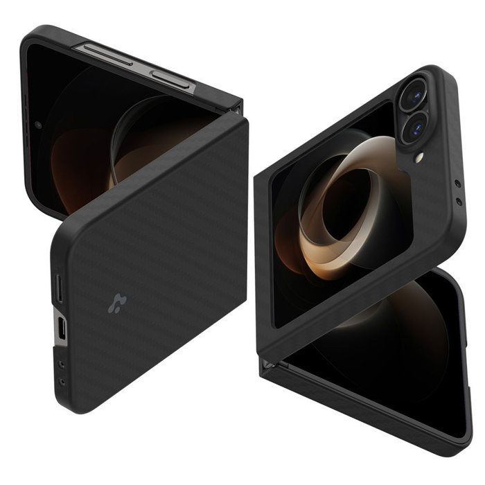ETUI SPIGEN AIRSKIN SAMSUNG GALAXY Z FLIP 6 / 7 FE ARAMID BLACK