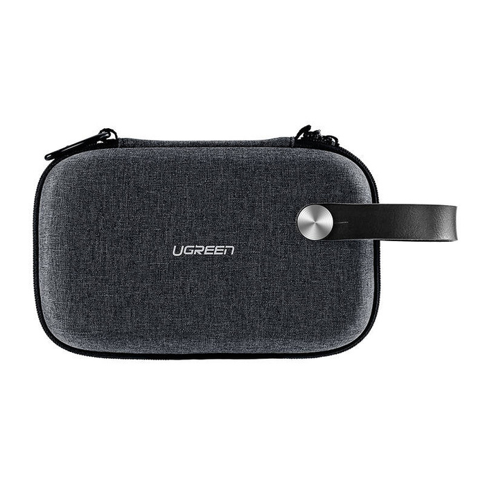 Ugreen etui pudełko na dysk twardy HDD SSD akcesoria 20,3 x 12,9 x 7,2 cm szary (50903 LP152)