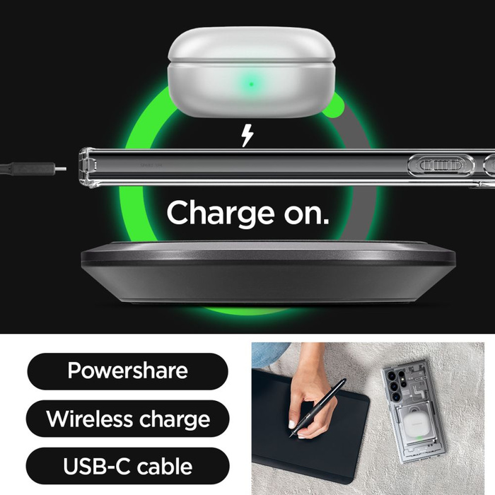 Etui Spigen Ultra Hybrid Galaxy S24 Ultra Zero One White Case