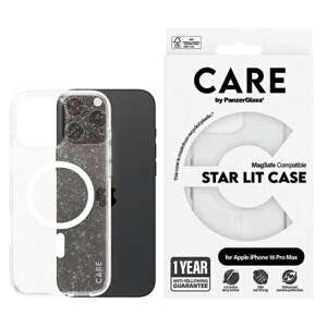 Etui CARE by PanzerGlass Flagship Star Lit Case iPhone 16 Pro Max 6,9" biały/white MagSafe 1344