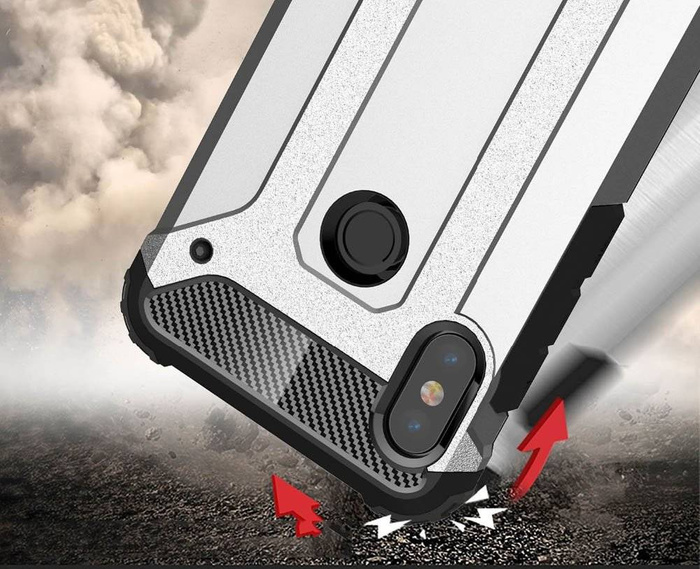 Hybrid Armor pancerne hybrydowe etui pokrowiec Xiaomi Mi A2 / Mi 6X złoty