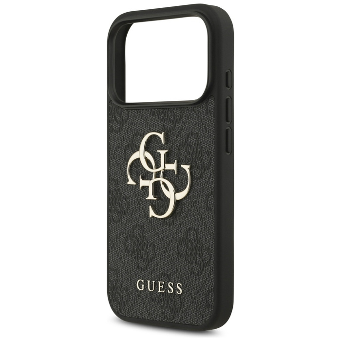 Etui Guess 4G Strap 4G Classic Logo do   iPhone 17 Pro czarny