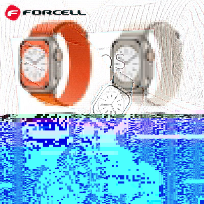 Pasek do Apple Watch Forcell F-Design FA13 sprzączka włókno poliestrowe 38 / 40 / 41 mm czarny