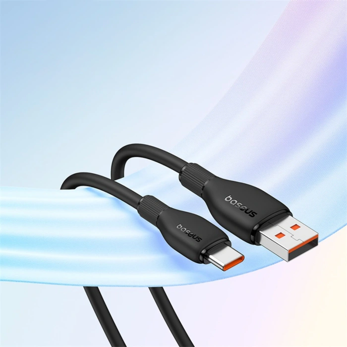 Kabel Baseus Pudding Series 100W USB-A - USB-C 2m - czarny