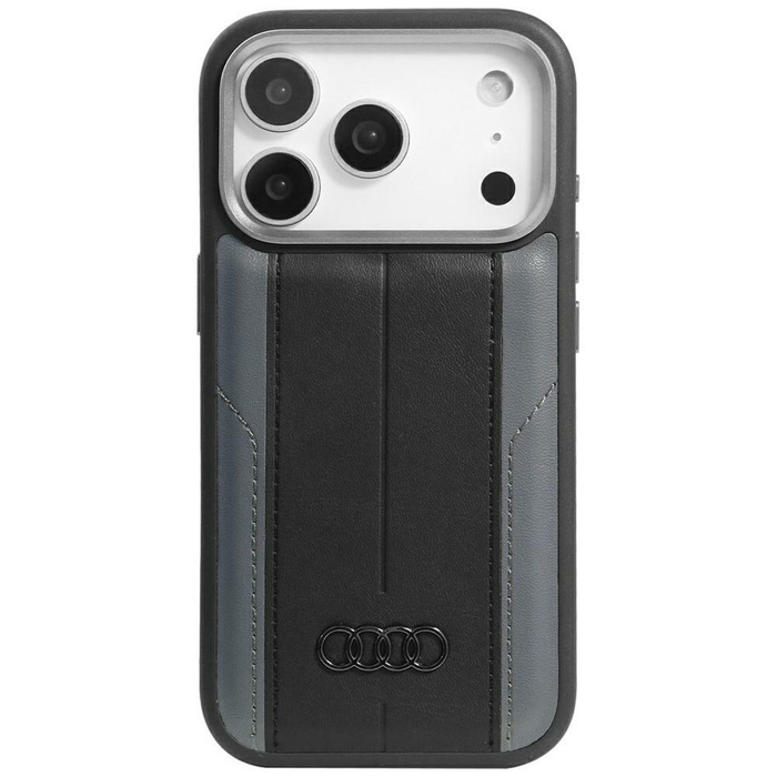 Etui Audi A6 Synthetic Leather MagSafe   do iPhone 17 Pro czarny
