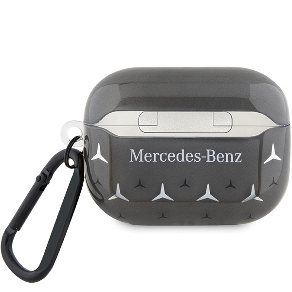 Etui Mercedes MEAP8DPMGS AirPods Pro cover czarny/black Large Star Pattern Case
