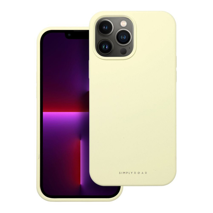 Futerał Roar Cloud-Skin - do iPhone 13 Pro Max Jasnożółty