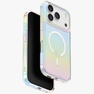 Etui UNIQ Iridescia do iPhone 17 Pro Magclick Charging holo quartz