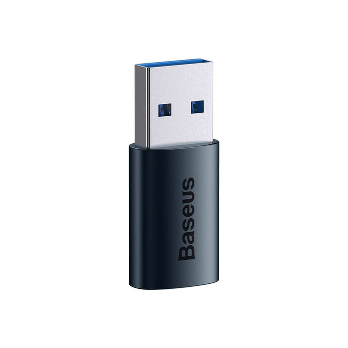 Baseus Ingenuity Series Mini adapter USB 3.1 OTG do USB Typ C niebieski (ZJJQ000103)