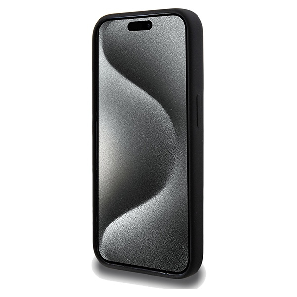 Etui Ferrari FEHMP15XSBAK iPhone 15 Pro Max 6.7" czarny/black hardcase Printed Ring MagSafe Case