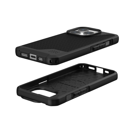 Etui UAG Metropolis LT Magsafe - obudowa ochronna do iPhone 15 Pro kompatybilna z MagSafe (kevlar black) Case