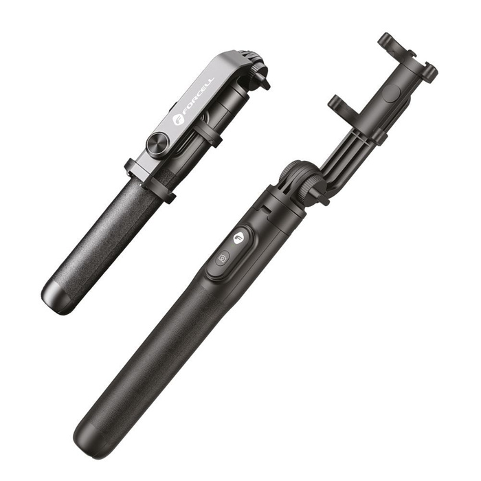 Selfie stick Forcell F-Grip S150XL tripod z pilotem bezprzewodowym czarny 0INT