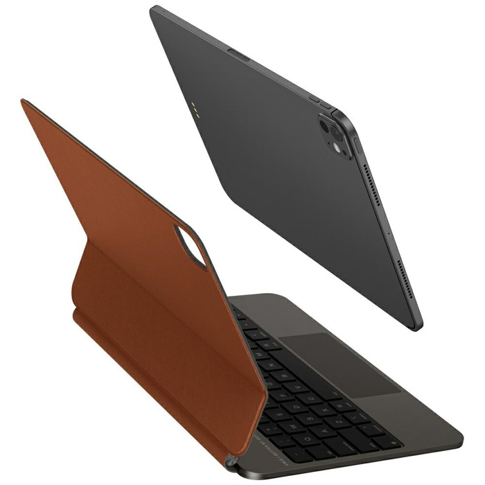 Etui z klawiaturą UNIQ Venno Pro iPad Pro 11" M4 Magnetic Smart Caramel