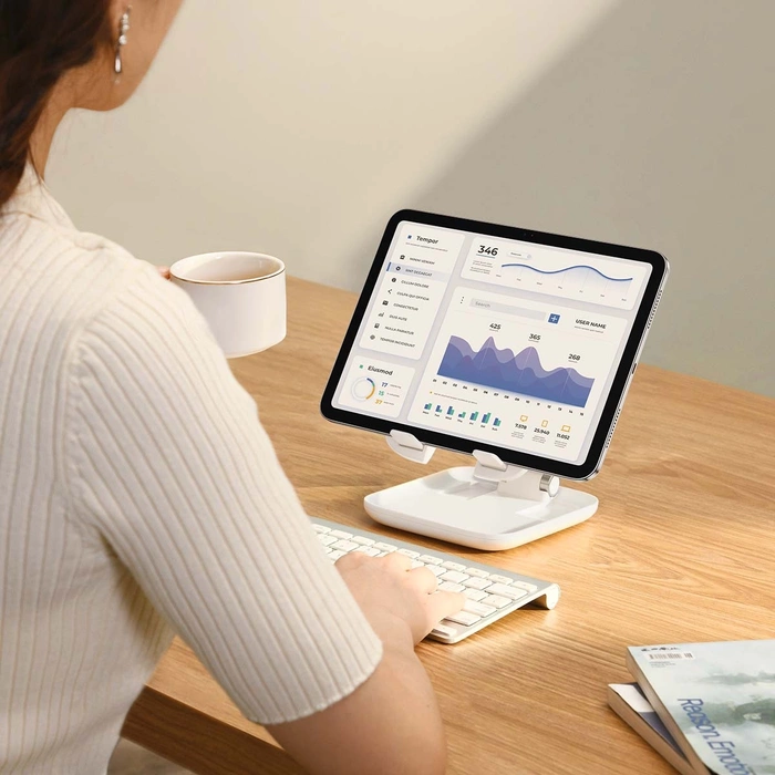 Składany stojak na tablet Baseus Seashell (biały)