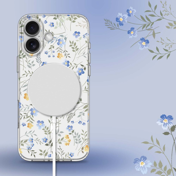 TECH-PROTECT FLEXAIR MAGSAFE IPHONE 16E SPRING FLOWERS