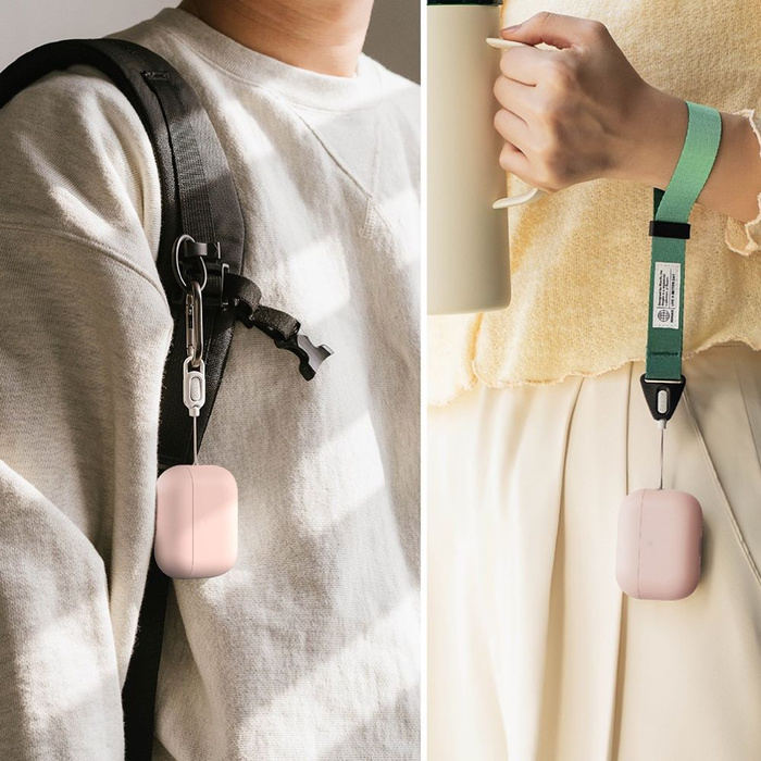 RINGKE SILICONE APPLE AIRPODS PRO 3 PINK SAND