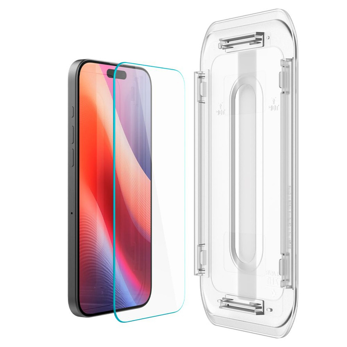 SZKŁO HARTOWANE SPIGEN GLAS.TR ”EZ FIT” 2-PACK IPHONE 16 PRO MAX, 17 PRO MAX CLEAR