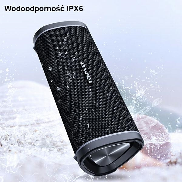 AWEI głośnik Bluetooth Y331czarny/black
