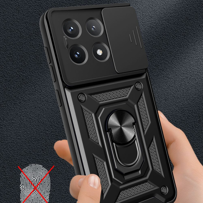 Etui Tech-protect Camshield Pro Xiaomi Poco X6 Pro 5g Black Case